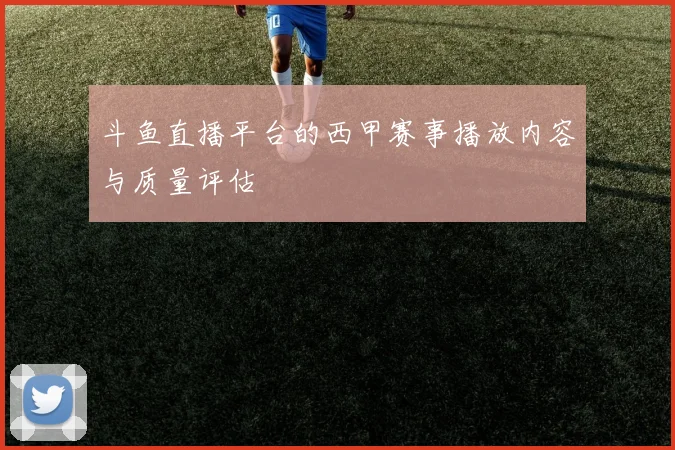 斗鱼直播平台的西甲赛事播放内容与质量评估